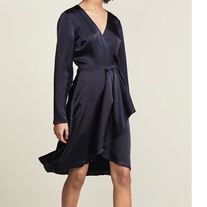 {Joie} NWT Elegant wrap high low evening dress